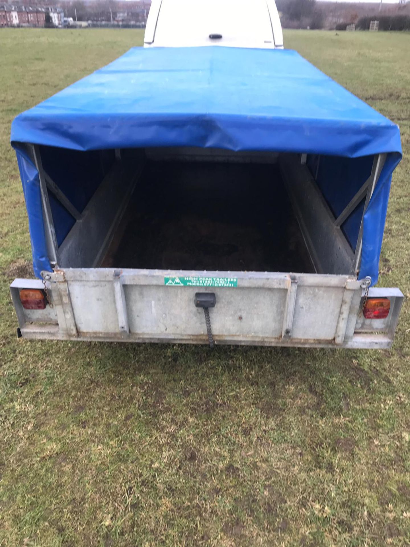 GALVANISED SHEETED BOX TRAILER TWIN AXLE, HIGH-PEAK TRAILERS *PLUS VAT* - Image 3 of 7