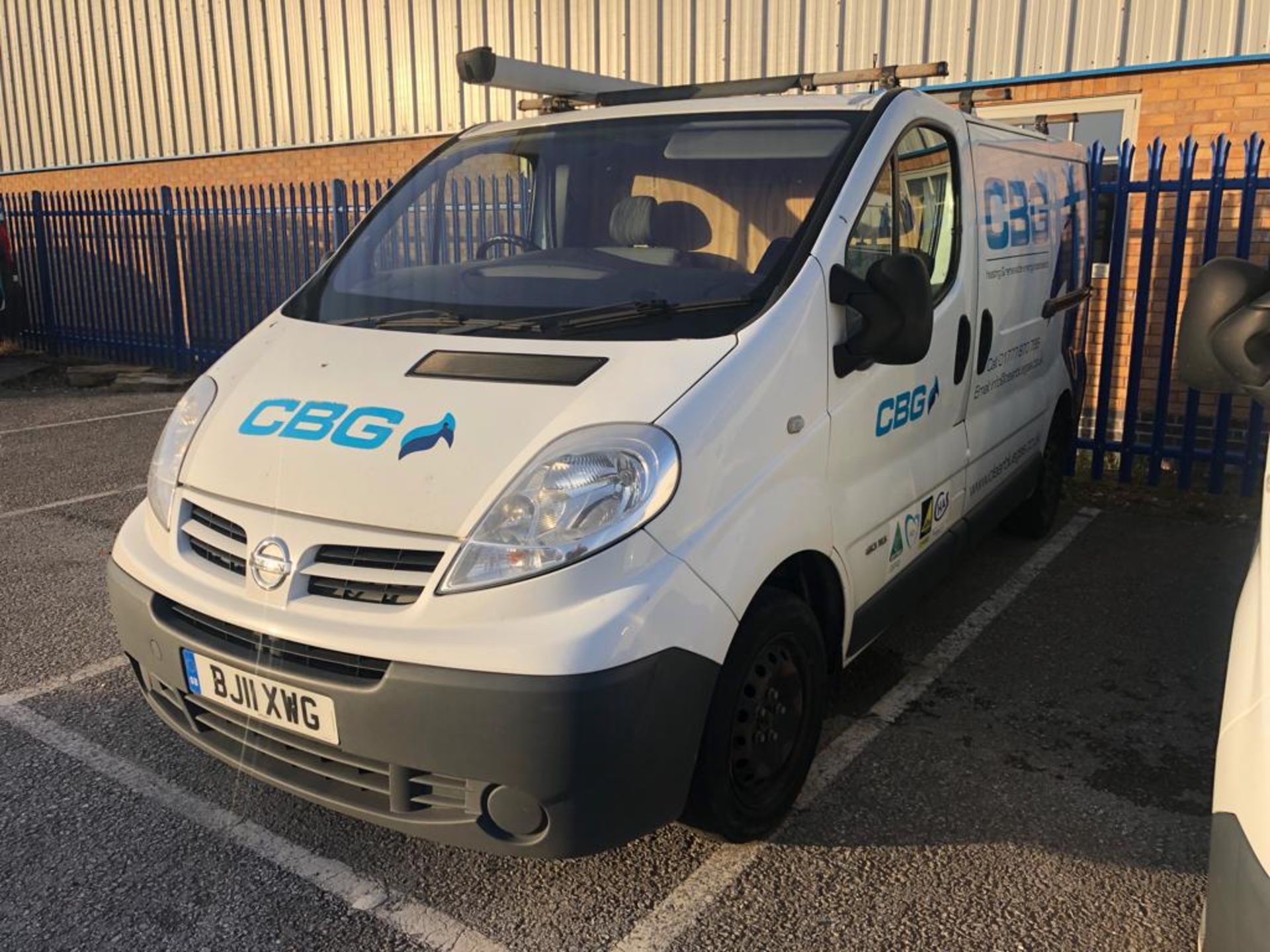 2011/11 REG NISSAN PRIMASTAR E SWB DCI WHITE 2.0 DIESEL PANEL VAN, SHOWING 2 FORMER KEEPERS *NO VAT* - Image 2 of 9