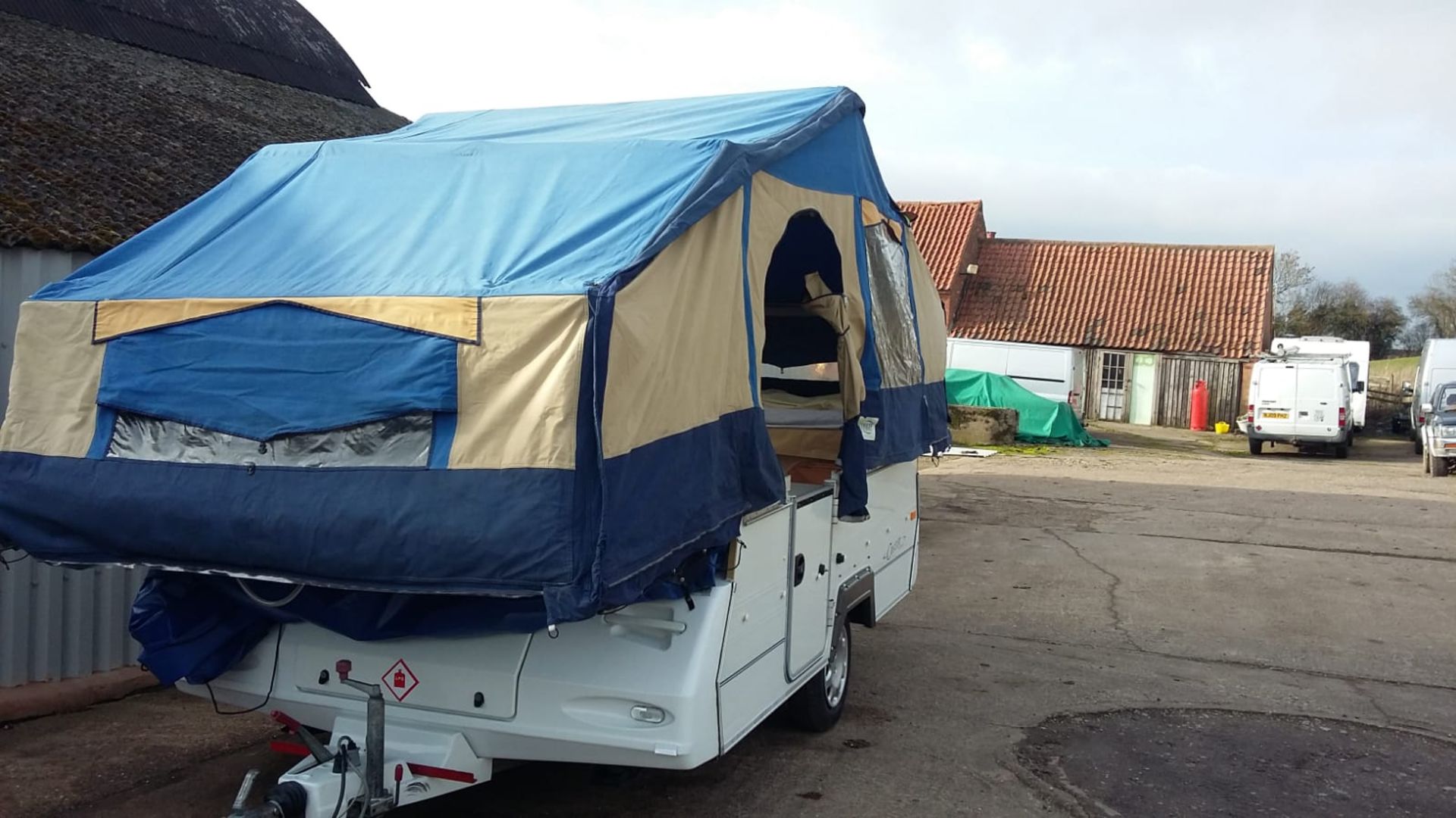 2004 CONWAY CRUISER 4 BERTH FOLDING CAMPER TRAILER TENT SINGLE AXLE TOW-ABLE *NO VAT* - Image 7 of 18