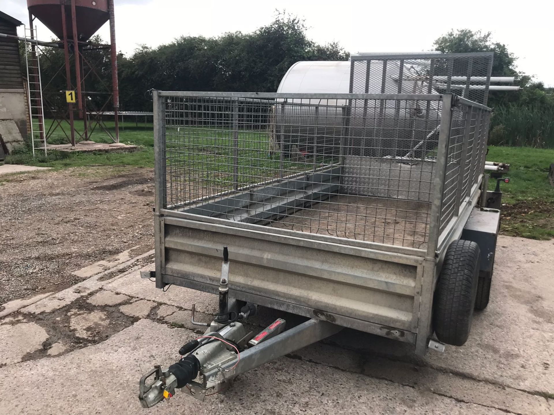 INDESPENSION TWIN AXLE CAGE TRAILER, REMOVABLE SIDES *PLUS VAT* - Image 4 of 7