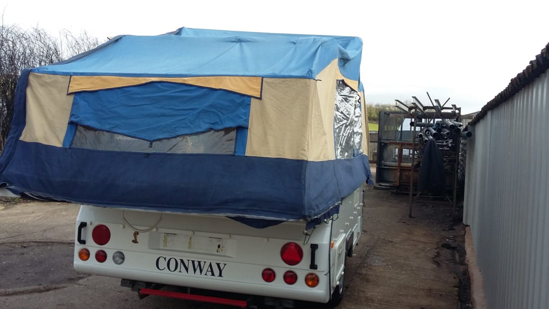 2004 CONWAY CRUISER 4 BERTH FOLDING CAMPER TRAILER TENT SINGLE AXLE TOW-ABLE *NO VAT* - Image 8 of 18