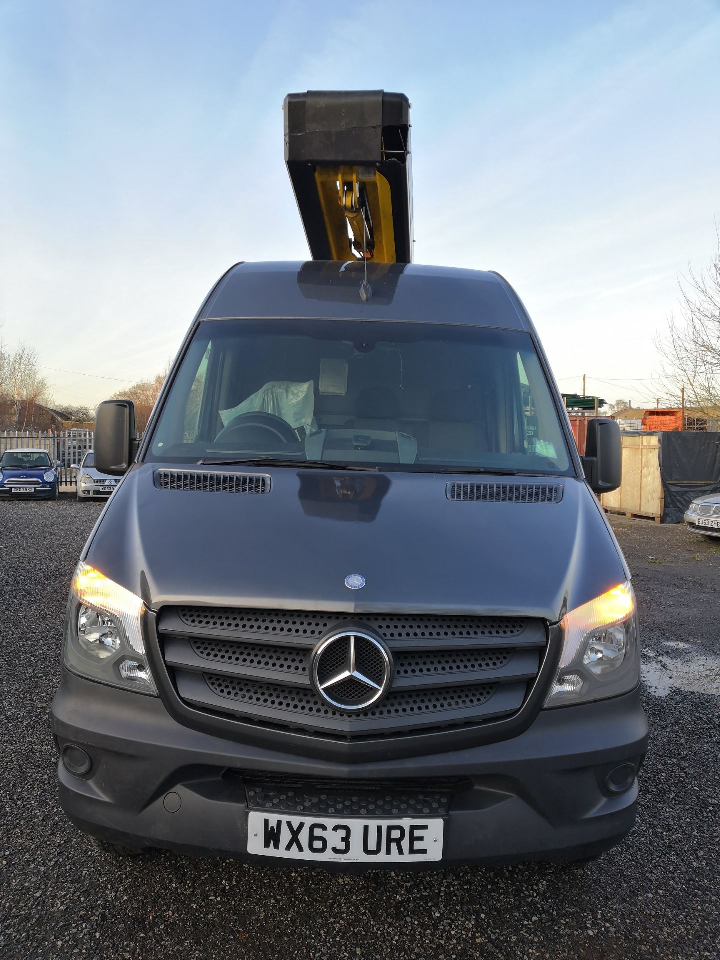 ULTRA RARE - 2013/63 REG MERCEDES-BENZ SPRINTER 516 CDI 4X4 CHERRY PICKER SAT NAV, AIR CON ETC - Image 2 of 53