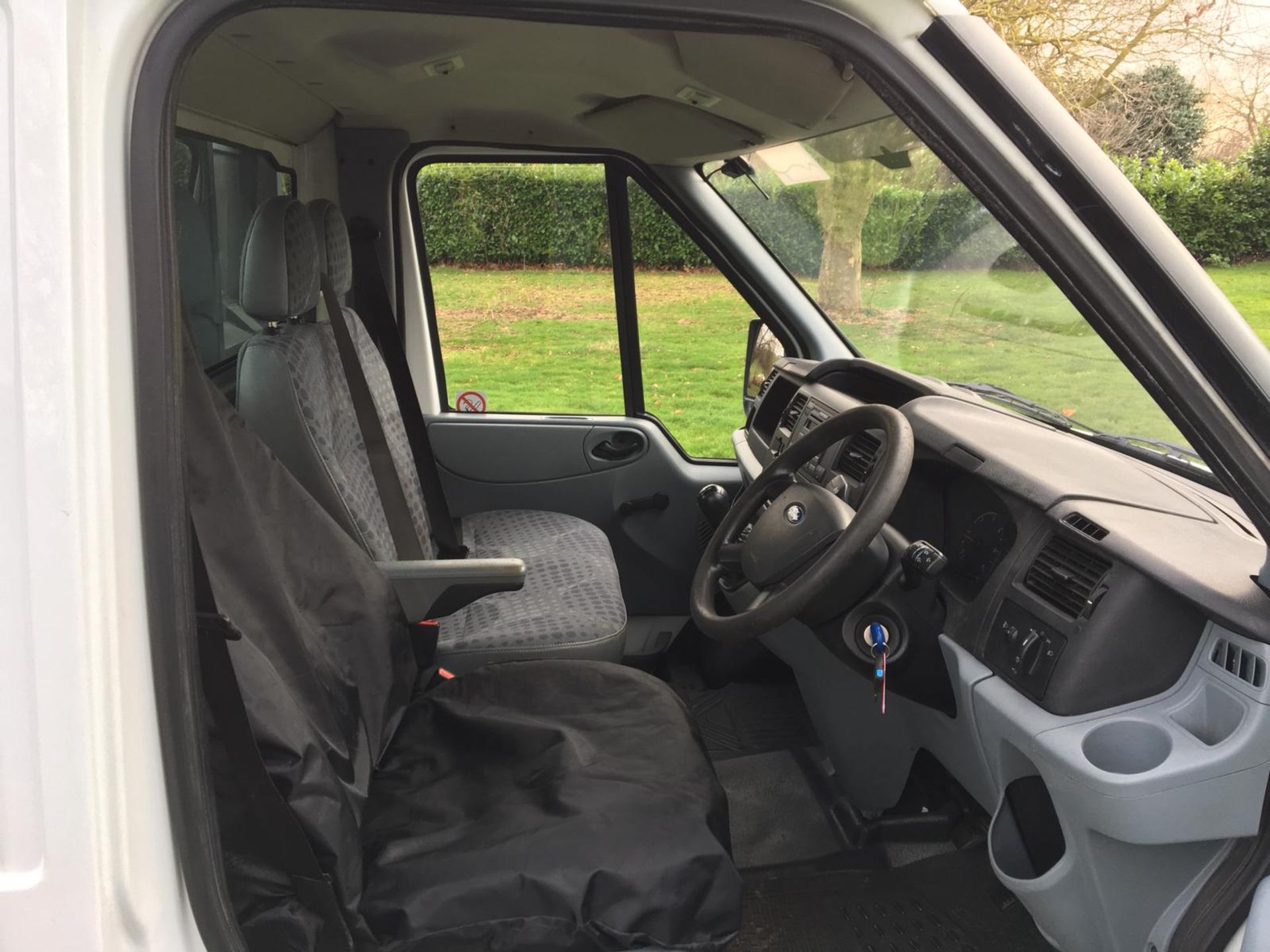 2007/57 REG FORD TRANSIT 100 T350M RWD WHITE DIESEL TIPPER, SHOWING 0 FORMER KEEPERS *NO VAT* - Image 10 of 12