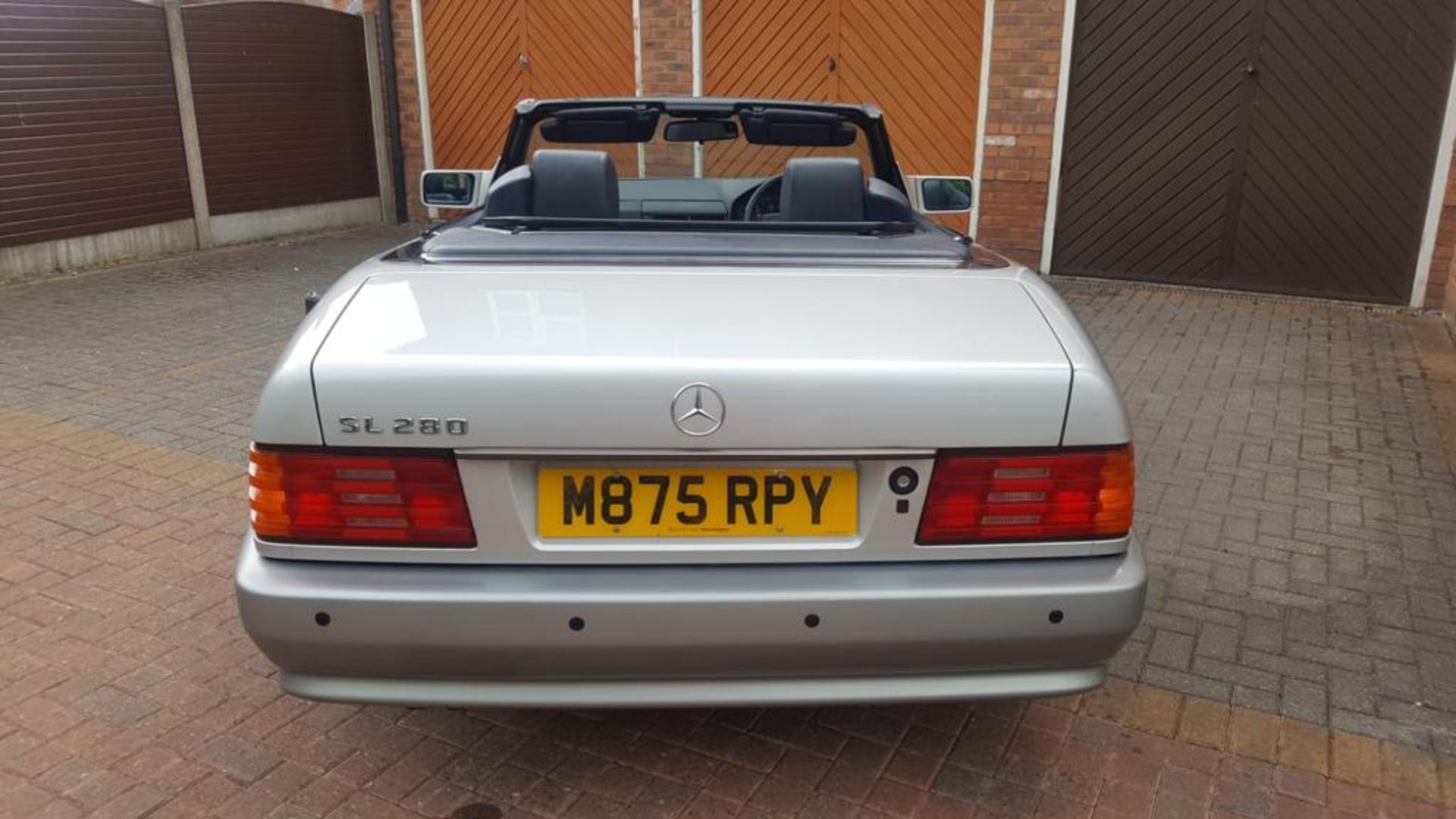 1995/M REG MERCEDES SL280 AUTO 2.8 SILVER PETROL CONVERTIBLE - FULL SERVICE HISTORY *NO VAT* - Image 5 of 37