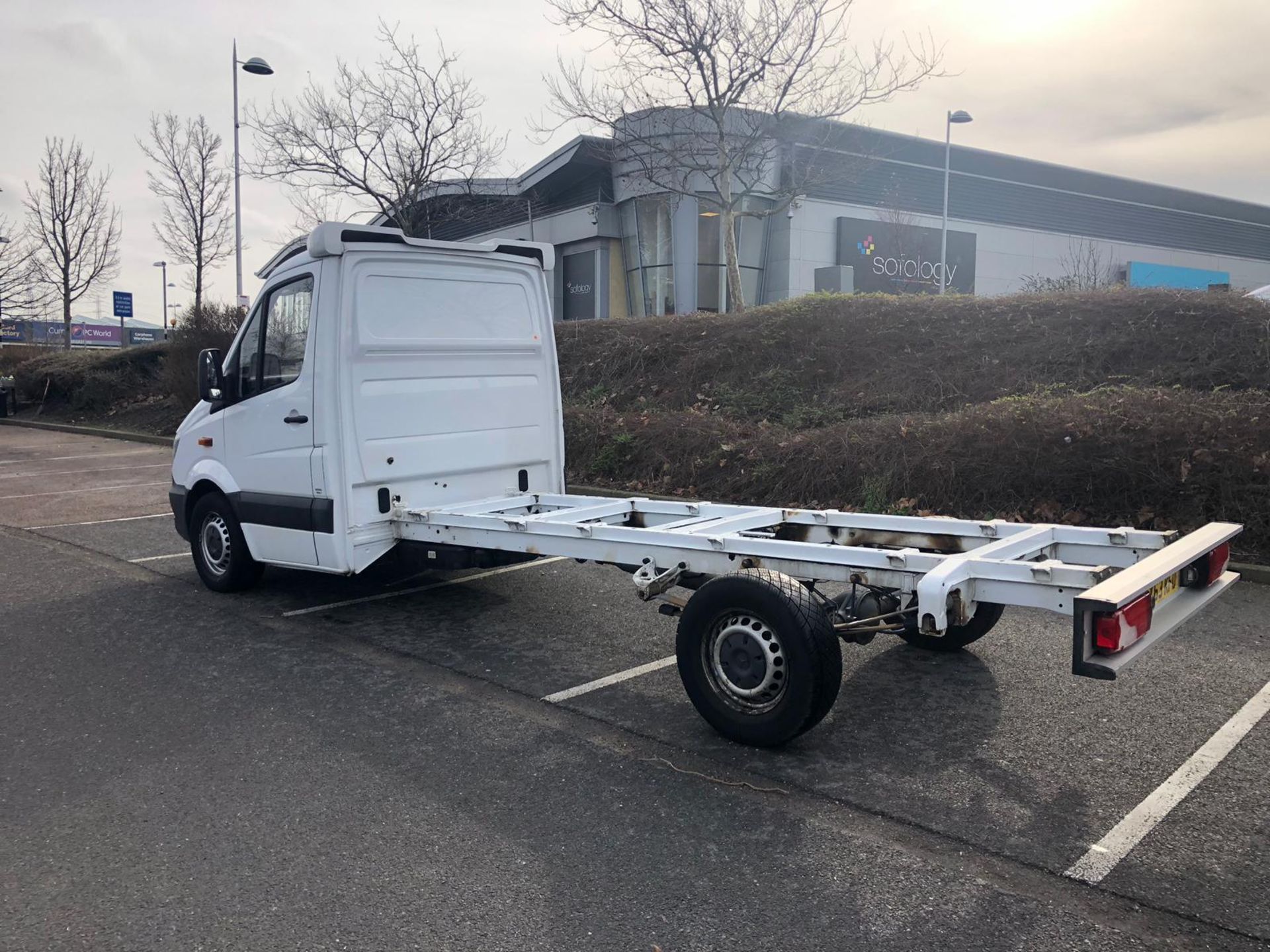 2014/63 REG MERCEDES-BENZ SPRINTER 313 CDI WHITE DIESEL CHASSIS VAN - EX TESCO *PLUS VAT* - Image 5 of 9