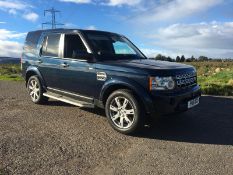 2011/11 REG LAND ROVER DISCOVERY SDV6 AUTOMATIC 245 COMMERCIAL DIESEL 4X4, SHOWING 1 FORMER KEEPER