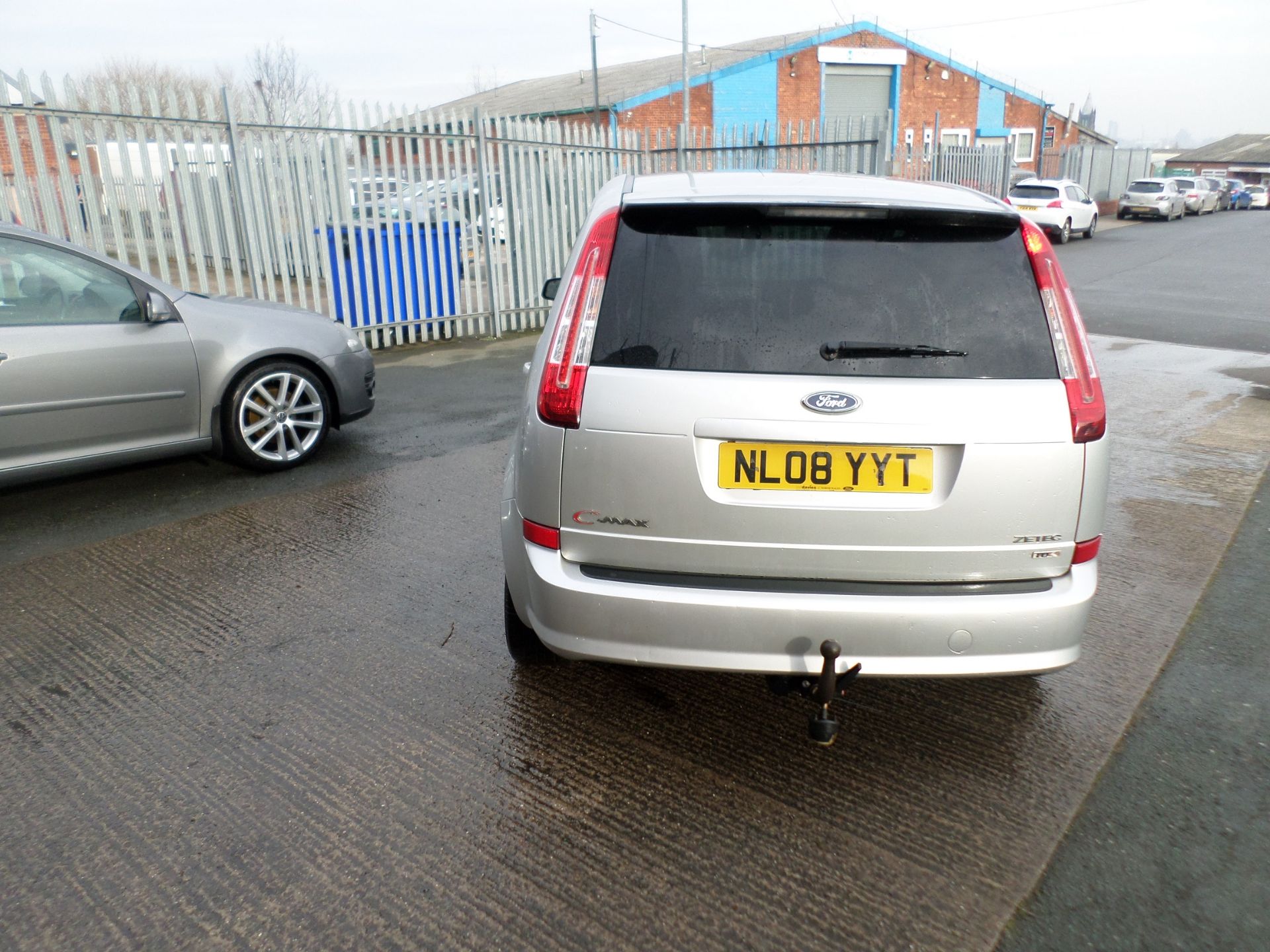 2008/08 REG FORD C-MAX ZETEC TD 115 SILVER DIESEL MPV FSH, SHOWING 1 FORMER KEEPER *NO VAT* - Image 5 of 8