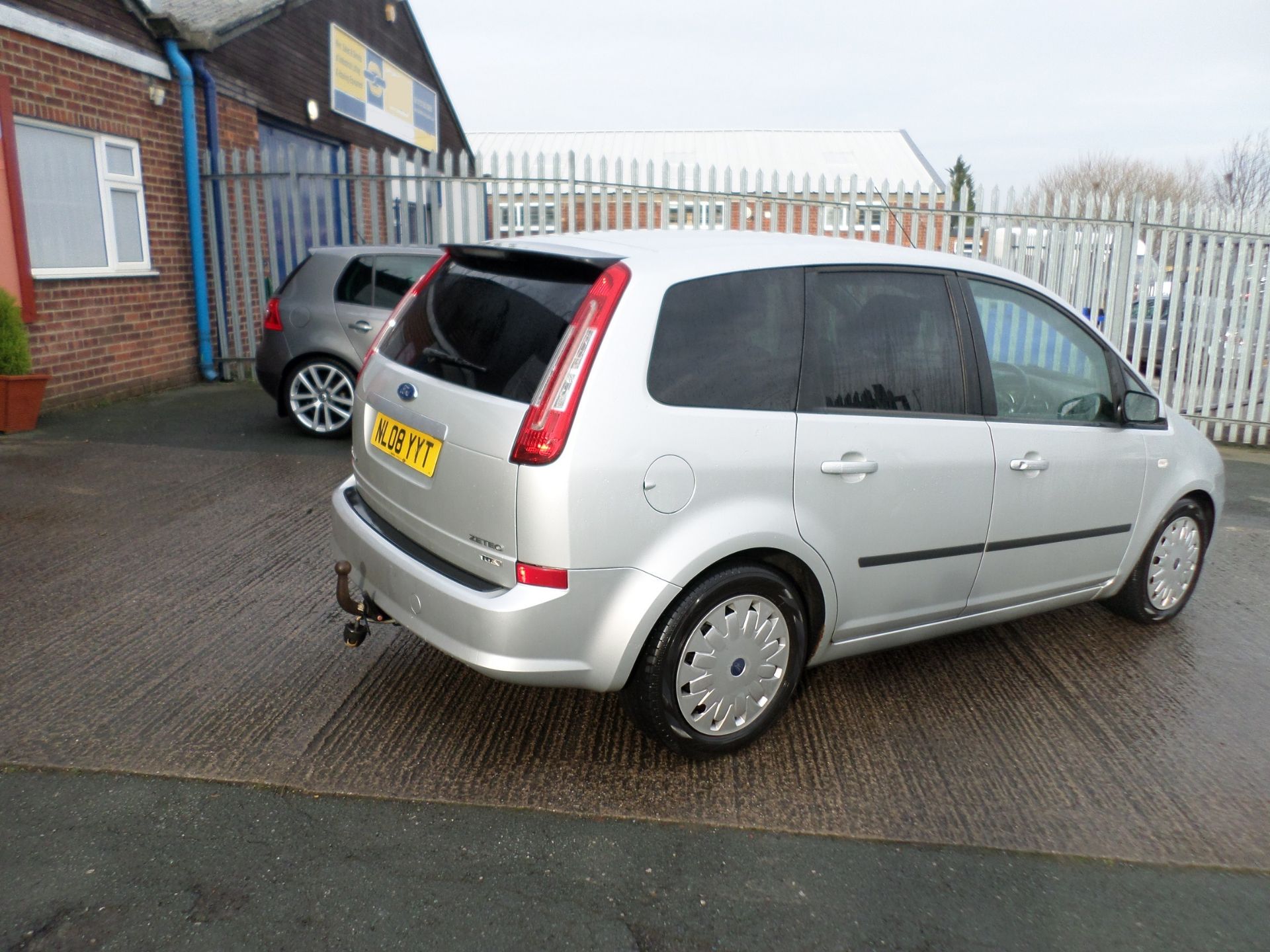 2008/08 REG FORD C-MAX ZETEC TD 115 SILVER DIESEL MPV FSH, SHOWING 1 FORMER KEEPER *NO VAT* - Image 6 of 8