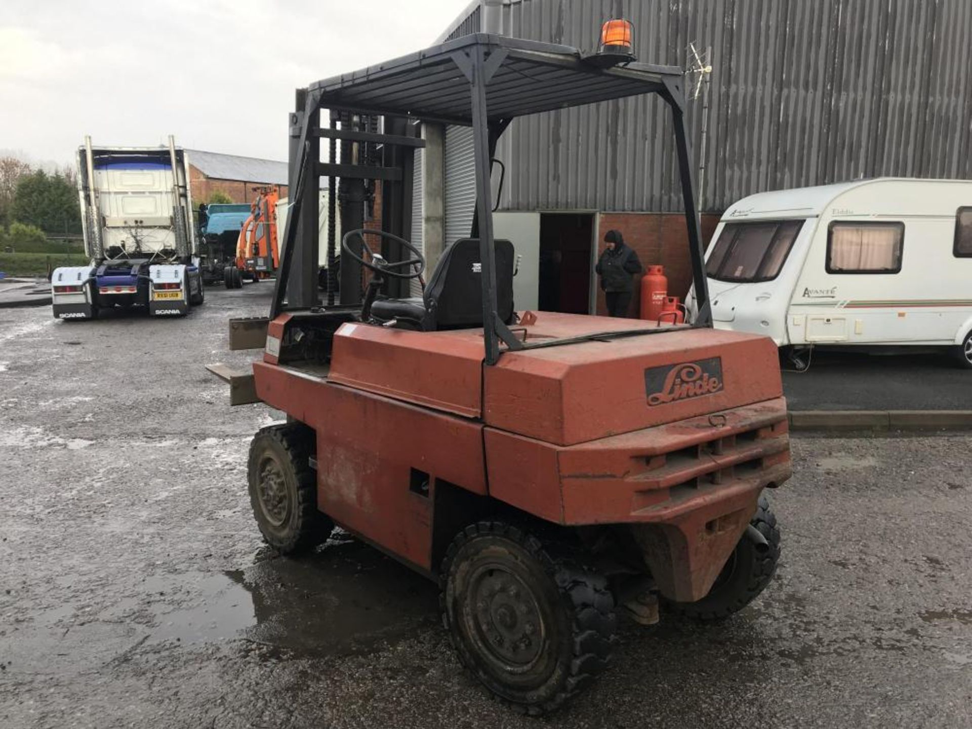 LINDE 4 TON LIFT H40D DIESEL FORKLIFT TRUCK DUTZE 4 CYLINDER ENGINE ALL IN WORKING ORDER *PLUS VAT* - Image 2 of 9