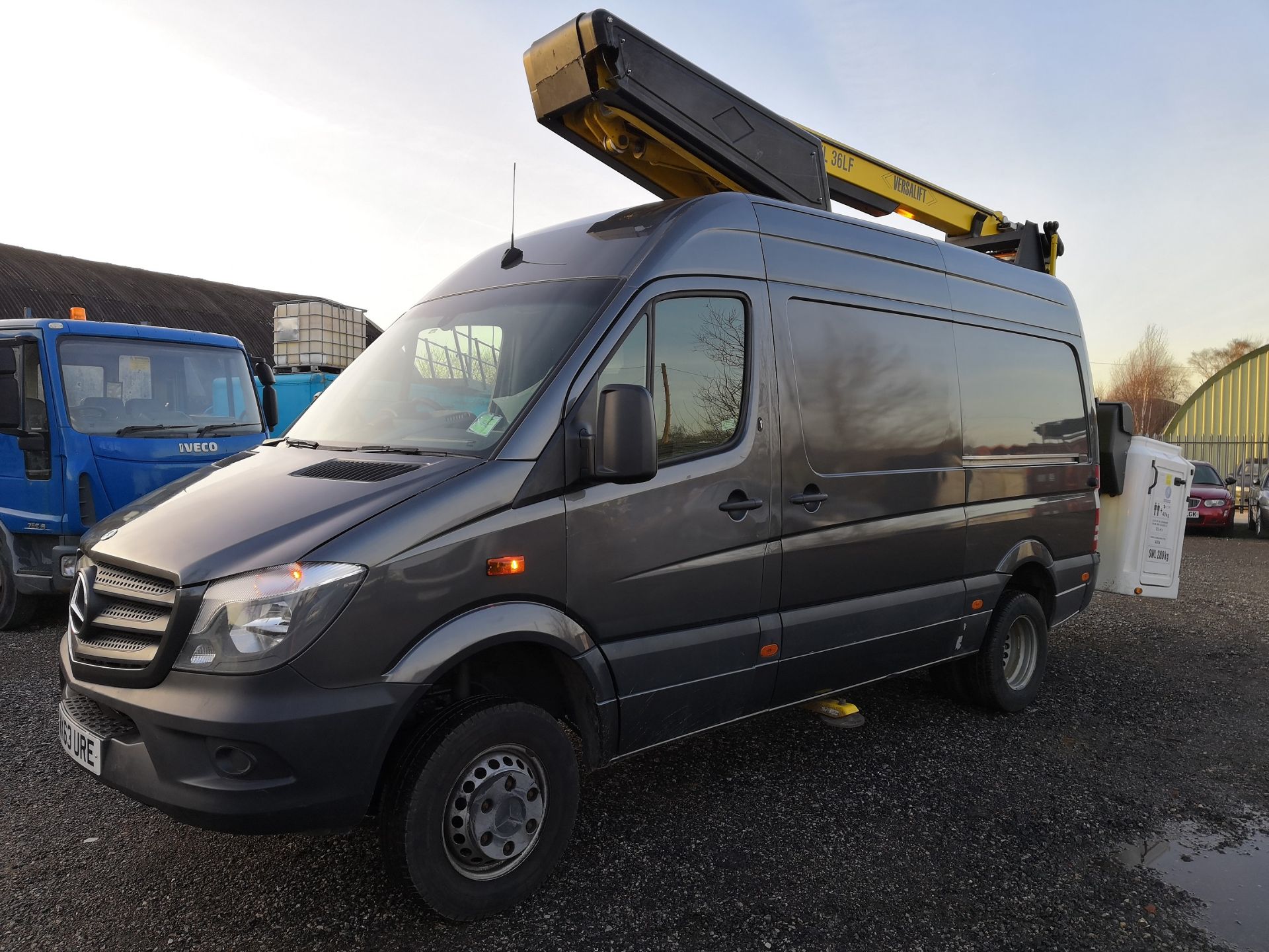 RARE - 2013/63 REG MERCEDES-BENZ SPRINTER 516 CDI 4X4 CHERRY PICKER SAT NAV, AIR CON ETC *NO VAT* - Image 3 of 52