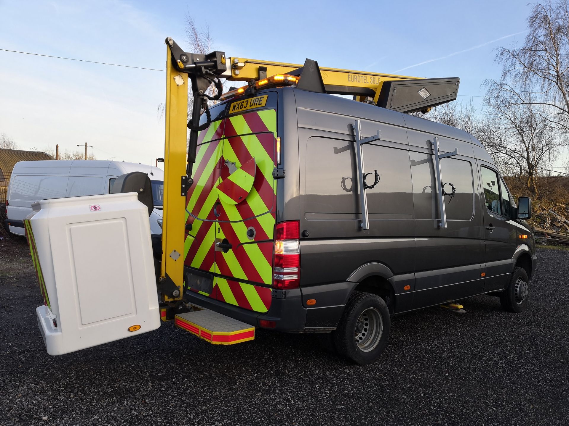 RARE - 2013/63 REG MERCEDES-BENZ SPRINTER 516 CDI 4X4 CHERRY PICKER SAT NAV, AIR CON ETC *NO VAT* - Image 5 of 52