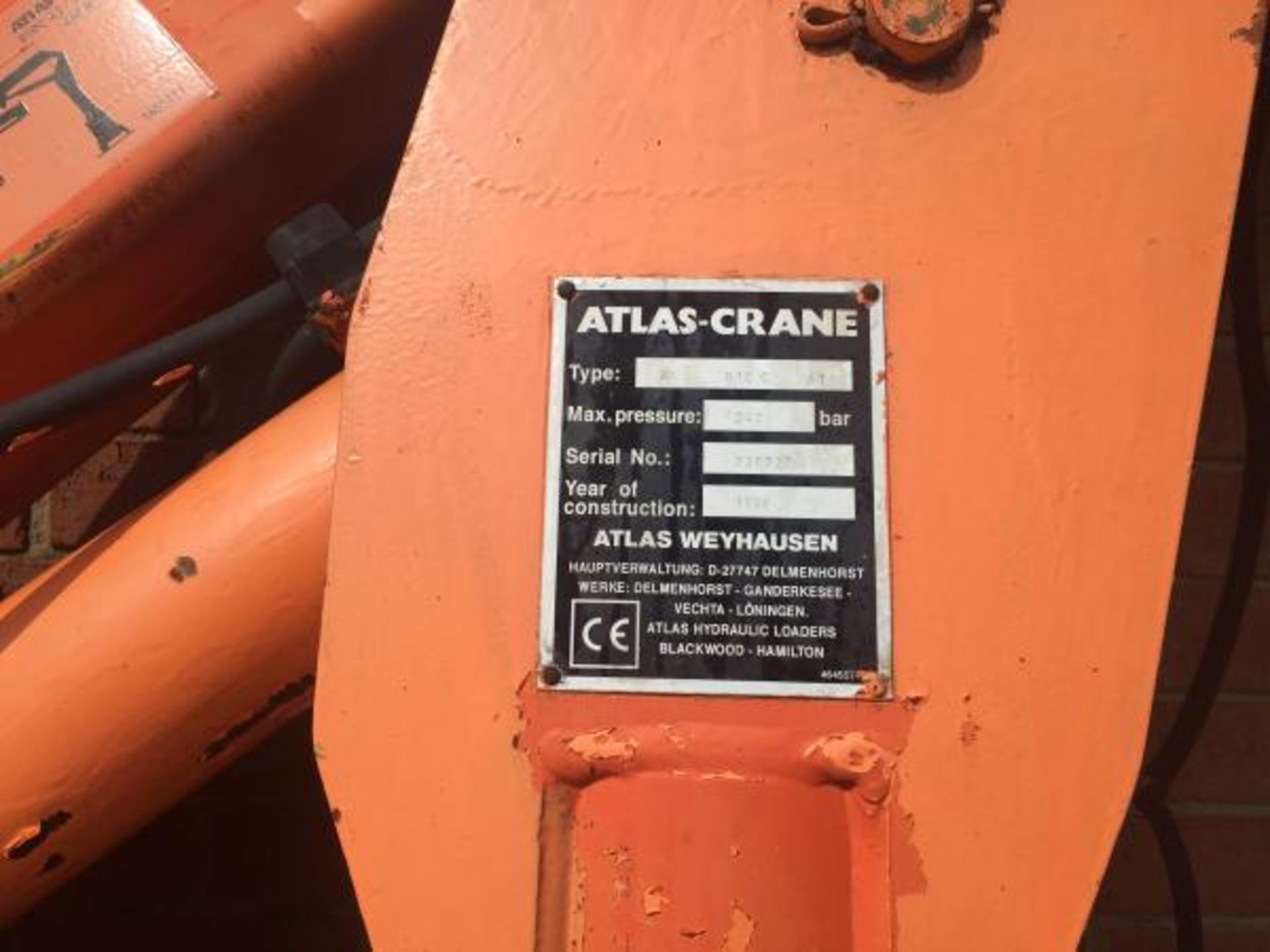 1998 ATLAS 910C SMALL LORRY LOADER CRANE. GOOD CONDITION *PLUS VAT* - Image 3 of 4