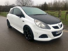 2009/09 REG VAUXHALL CORSA VXR ARTIC EDITION 1.6 PETROL WHITE 3 DOOR HATCHBACK *NO VAT*