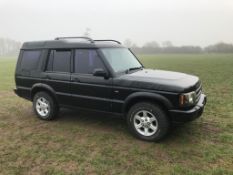 2003/03 REG LAND ROVER DISCOVERY TD5 GS 2.5 BLACK DIESEL 4X4, FULL SERVICE HISTORY ORIGINAL BOOK