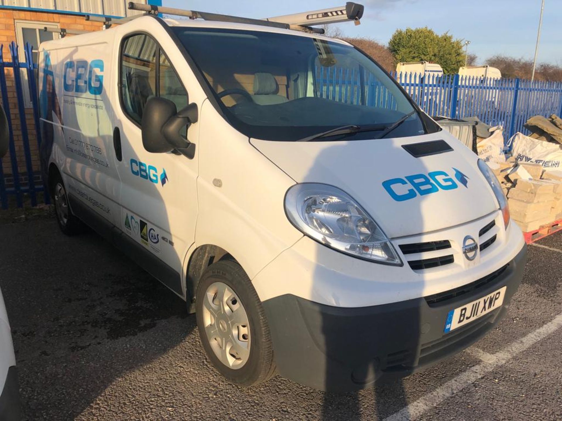 2011/11 REG NISSAN PRIMASTAR E SWB DCI WHITE 2.0 DIESEL PANEL VAN, SHOWING 2 FORMER KEEPERS *NO VAT*