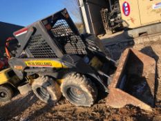 NEW HOLLAND L150 BOBCAT SKID-STEER 4WD WITH BUCKET *PLUS VAT*