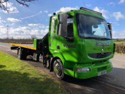 2008 RENAULT MIDLUM TILT AND SLIDE RECOVERY WITH CRANE & SLEEPER CAB, 2019 UNUSED WHEEL LOADER, WELFARE VAN TOILET ALL ENDING FROM 11am FRIDAY