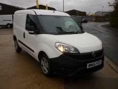 2015/65 REG FIAT DOBLO 16V MULTIJET WHITE DIESEL PANEL VAN, SHOWING 0 FORMER KEEPERS *PLUS VAT*