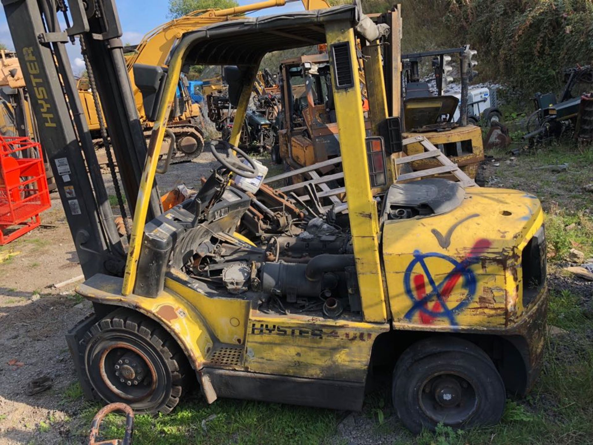 HYSTER 4 TONNE FORKLIFT SELLING AS SPARES / REPAIRS *PLUS VAT*
