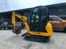 JCB 8018 CTS MINI DIGGER, YEAR 2012, FULL GLASS CAB & HEATER *PLUS VAT*