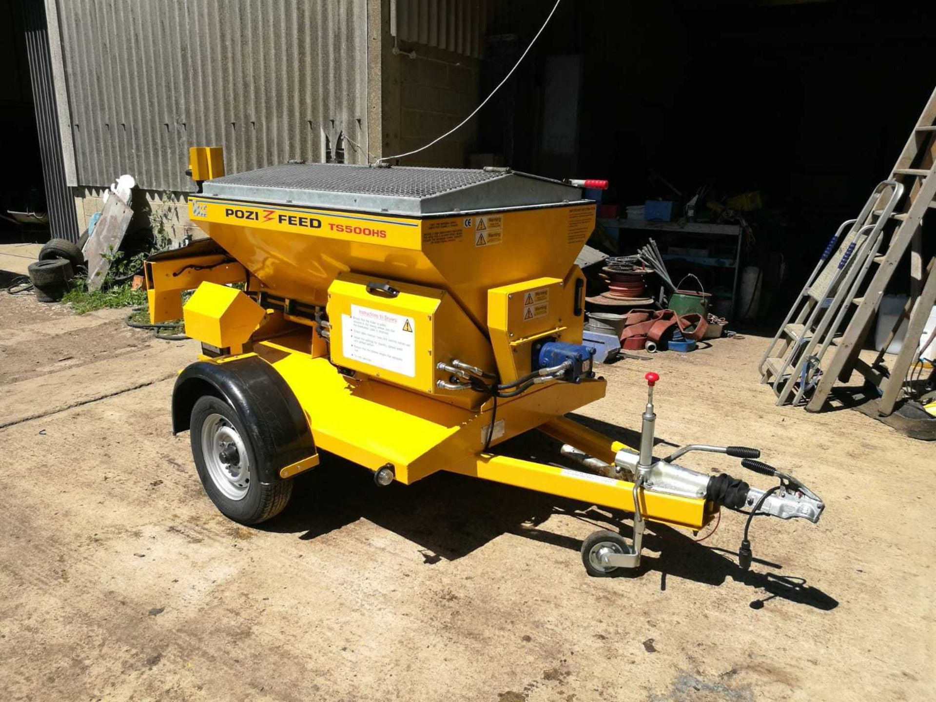 VALE POZI FEED TS500HS GRITTING TRAILER, SINGLE AXLE, 1300GTW *PLUS VAT* - Image 7 of 12