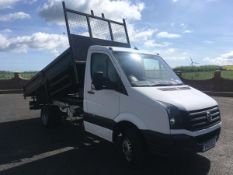 2013/13 REG VOLKSWAGEN CRAFTER CR50 TDI 143 TIPPER EURO 5 NEW BODY 5 TON *PLUS VAT*