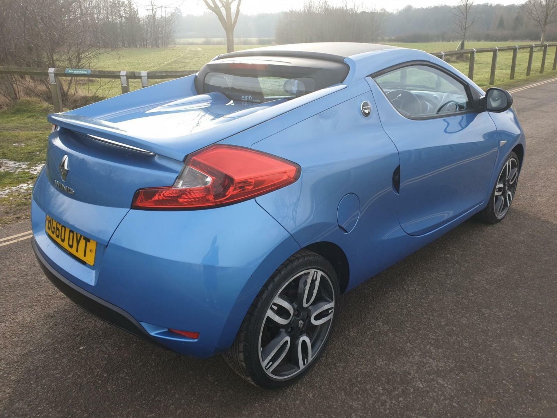 2010/60 REG RENAULT WIND ROADSTER DYNAMIQUE S TCE 1.2 BLUE PETROL CONVERTIBLE *NO VAT* - Image 7 of 12