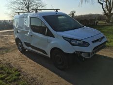 2015/15 REG FORD TRANSIT CONNECT 200 1.6 DIESEL WHITE PANEL VAN, SHOWING 0 FORMER KEEPERS *NO VAT*