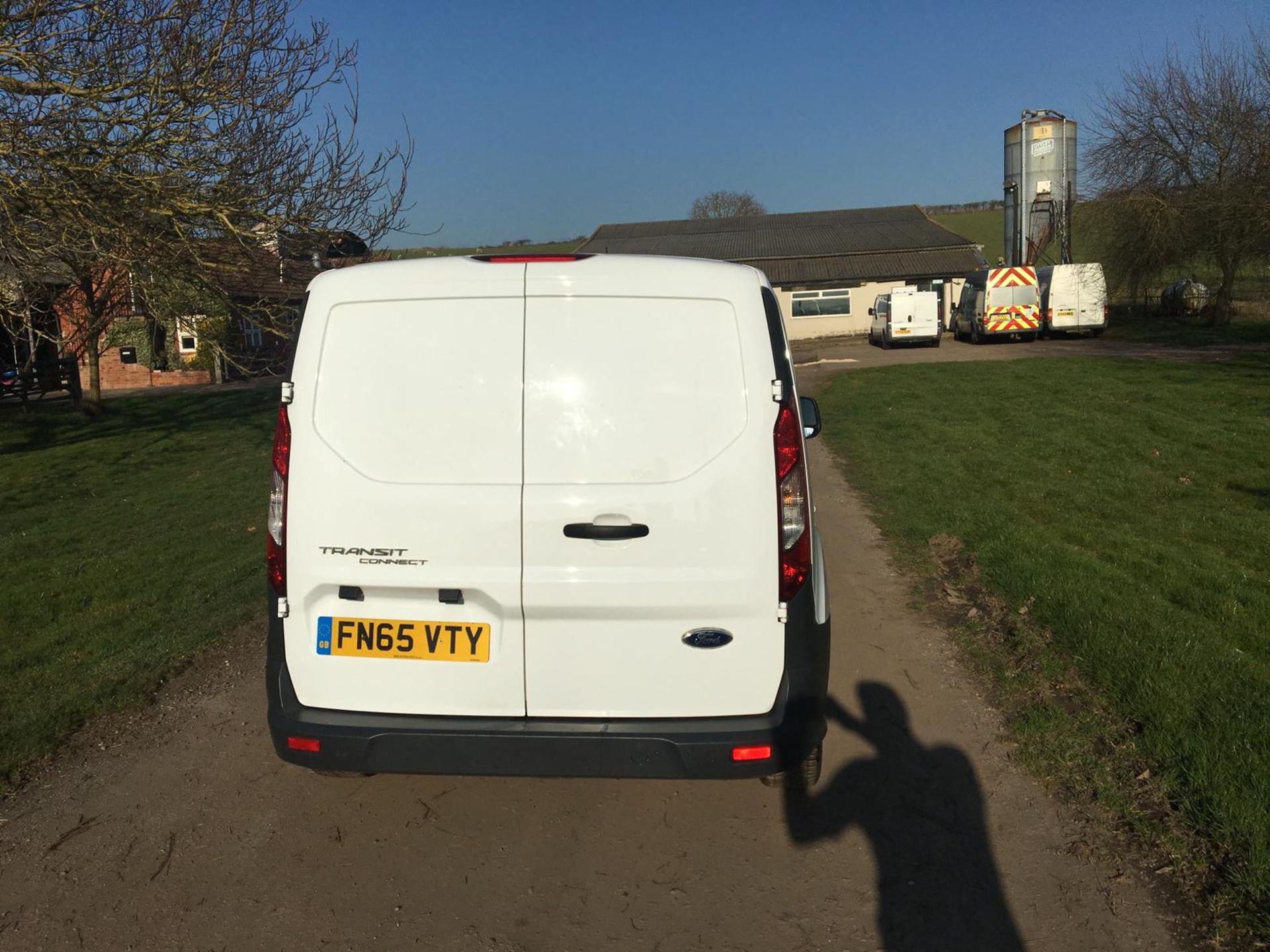 2015/65 REG FORD TRANSIT CONNECT 200 1.6 DIESEL WHITE PANEL VAN, SHOWING 0 FORMER KEEPERS *NO VAT* - Image 6 of 8