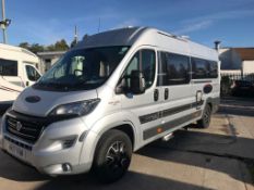 2017/17 REG FIAT SWIFT SELECT 184 2.3 DIESEL SILVER 2 BERTH MOTOR CARAVAN, SHOWING 0 FORMER KEEPERS