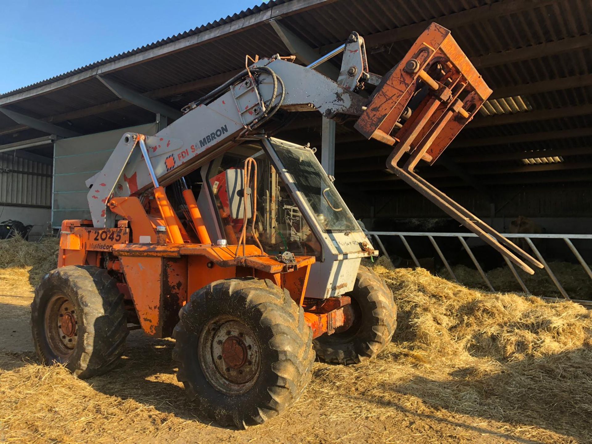 1990/H REG FDI SAMBRON MULTI-SCOPIC ORANGE / GREY DIESEL MACHINE *PLUS VAT* - Image 3 of 19