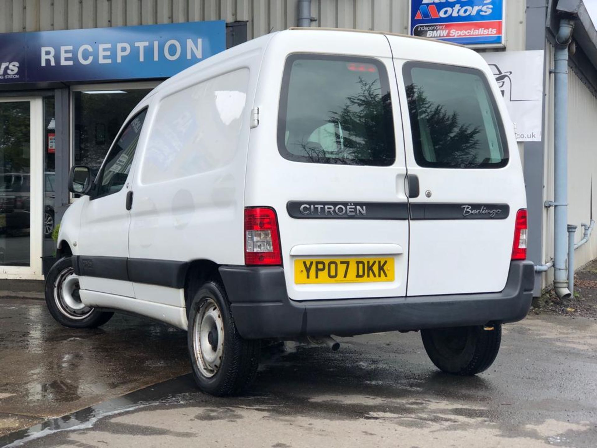 2007/07 REG CITROEN BERLINGO 600 HDI LX75 WHITE DIESEL VAN *NO VAT* - Image 4 of 8