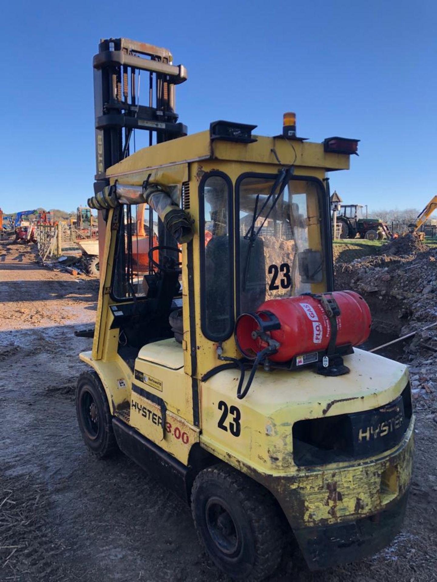 2003 HYSTER H3.00XM GAS FORKLIFT (FORKS NOT INCLUDED) *PLUS VAT* - Image 2 of 8