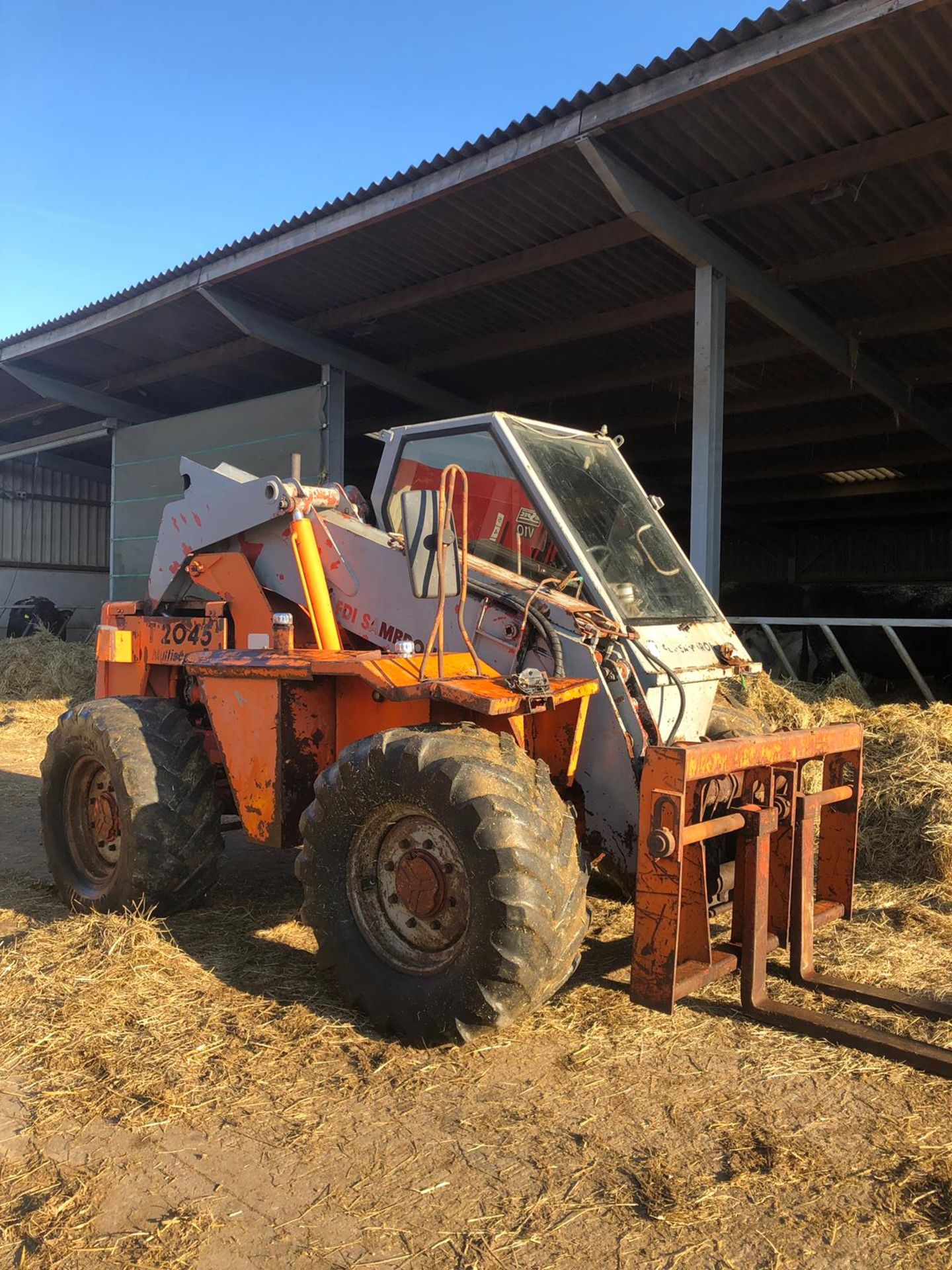 1990/H REG FDI SAMBRON MULTI-SCOPIC ORANGE / GREY DIESEL MACHINE *PLUS VAT* - Image 4 of 19