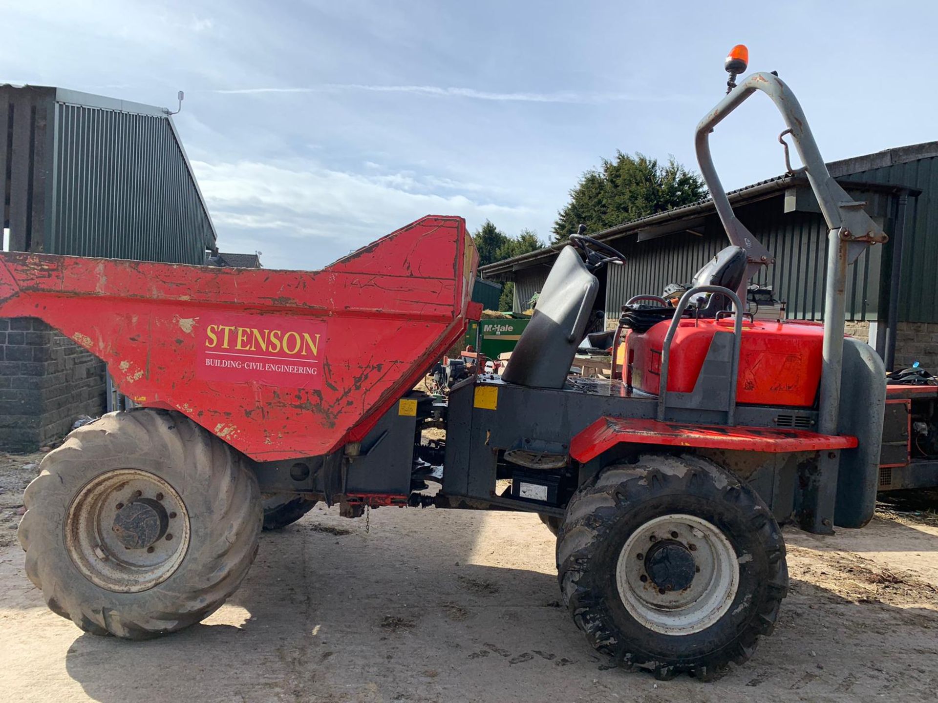 2007 NEUSON 6001 6 TONNE STRAIGHT TIP DUMPER *PLUS VAT* - Image 5 of 12