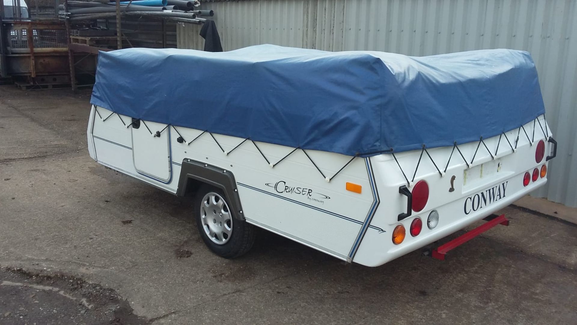 2004 CONWAY CRUISER 4 BERTH FOLDING CAMPER TRAILER TENT SINGLE AXLE TOW-ABLE *NO VAT* - Image 4 of 18