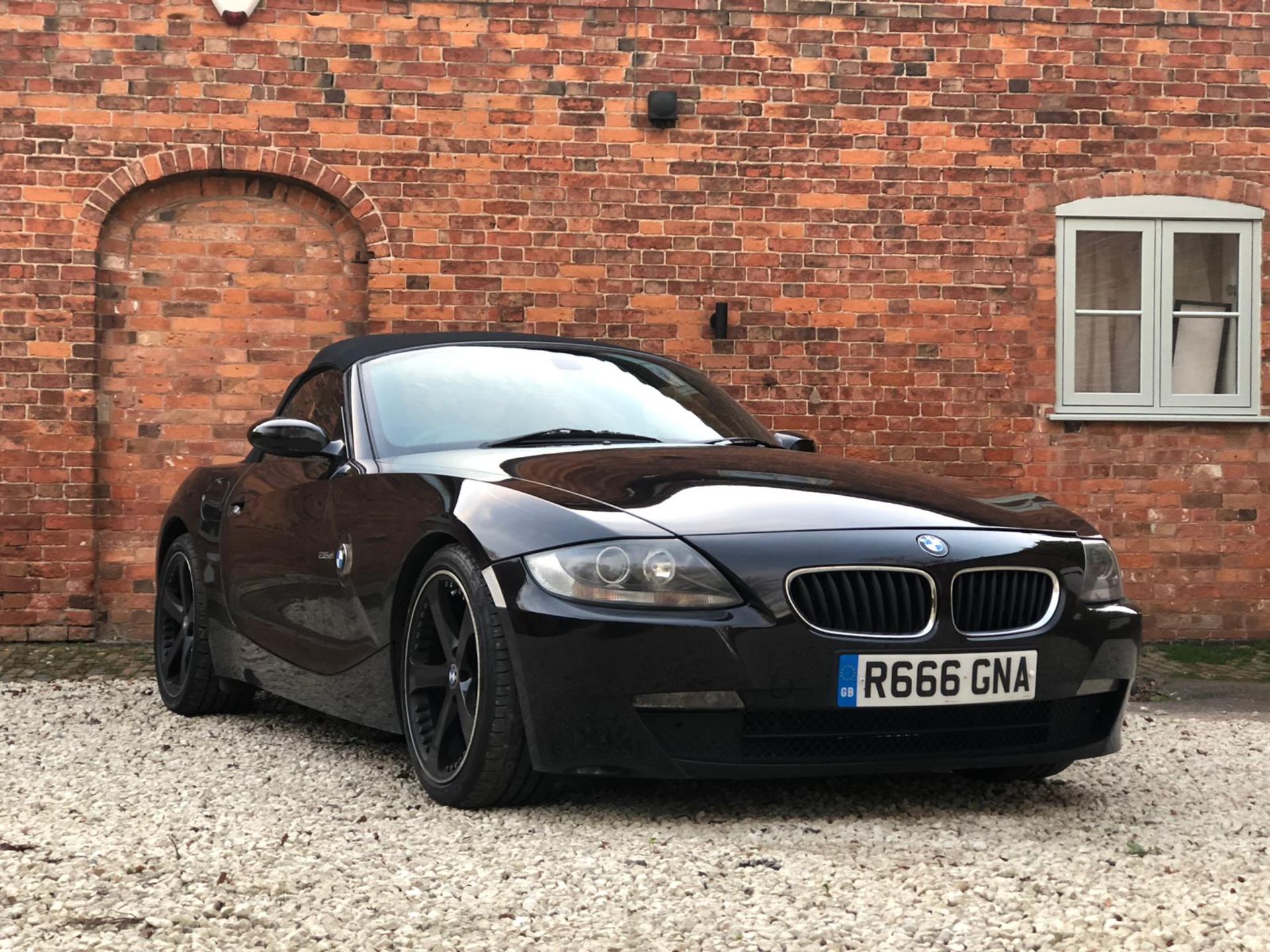 2006/06 REG BMW Z4 SI SPORT AUTOMATIC 2.5 PETROL CONVERTIBLE DARK RED LEATHER *NO VAT* - Image 2 of 16