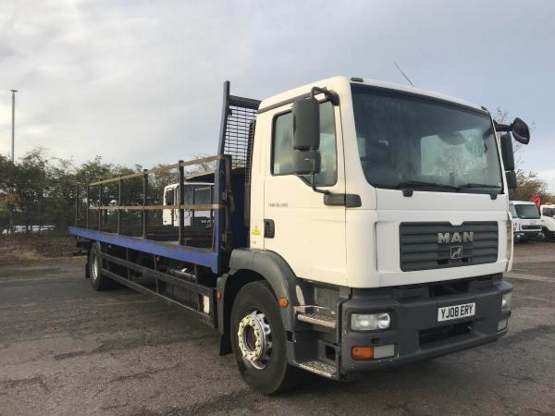 2008/08 REG MAN TGM 18.280 28FT LONG FLAT BED REAR AIR SUSPENSION, AIR CON *PLUS VAT*