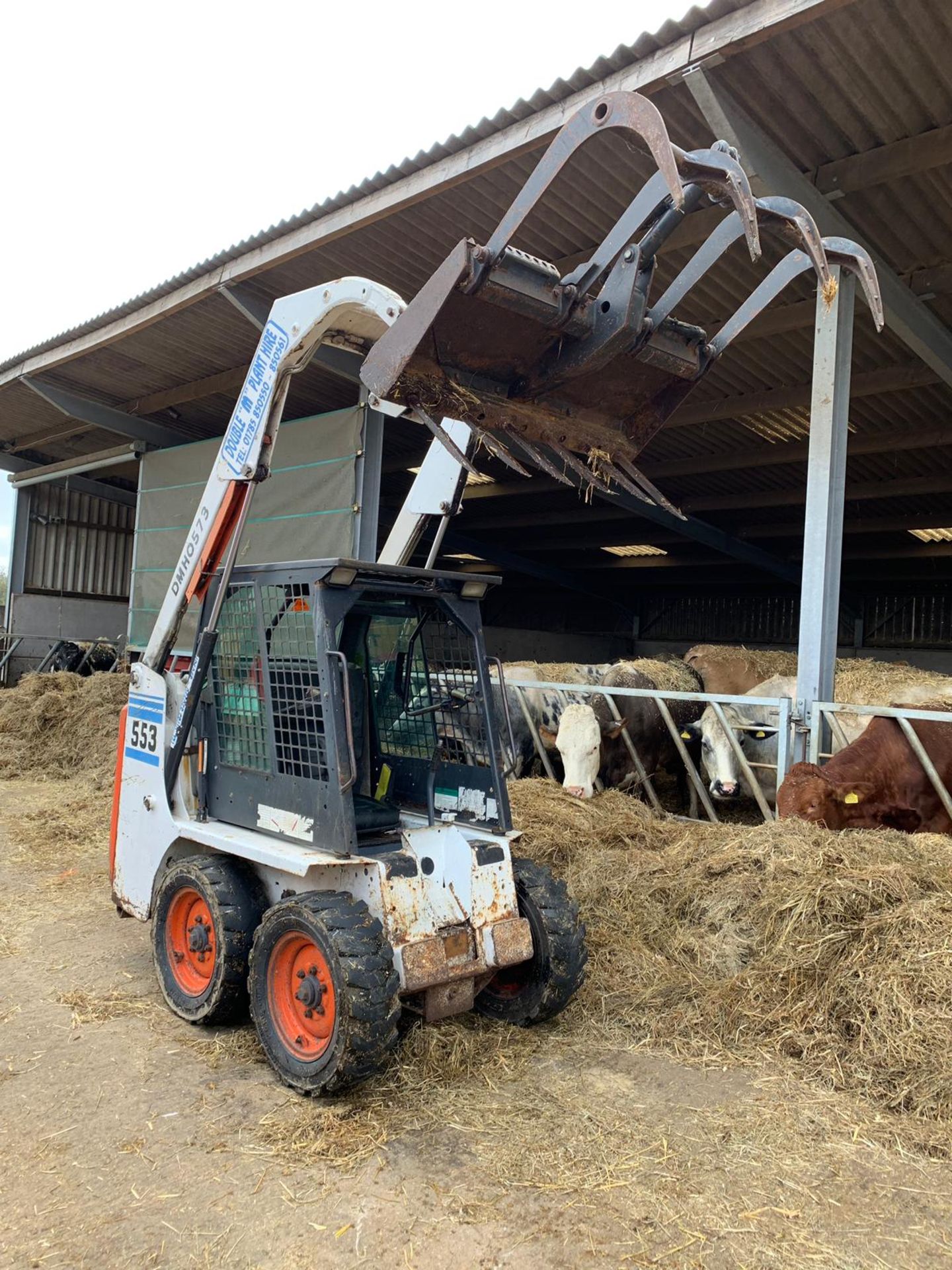 2000 BOBCAT 553 COMPACT LOADER SKID STEER WITH EXTRA BUCKET *PLUS VAT* - Image 7 of 16