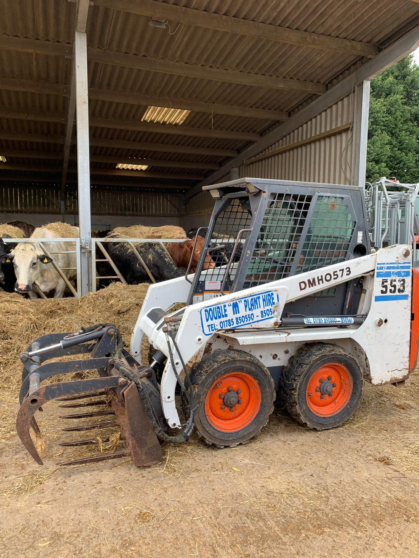 2000 BOBCAT 553 COMPACT LOADER SKID STEER WITH EXTRA BUCKET *PLUS VAT* - Image 4 of 16