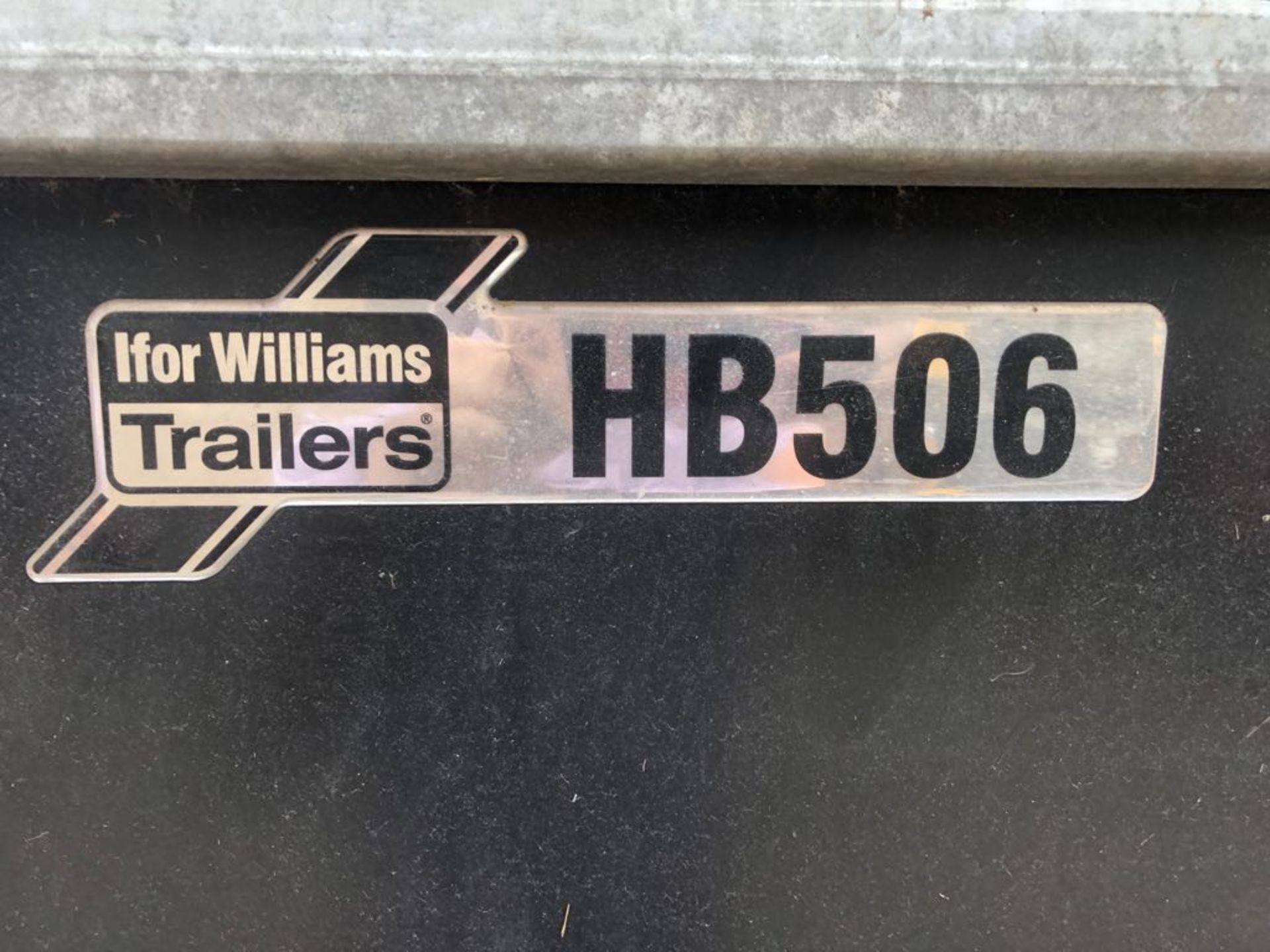 2015 IFOR WILLIAMS TWIN AXLE HORSE BOX TRAILER HB506 BLACK *PLUS VAT* - Image 9 of 10