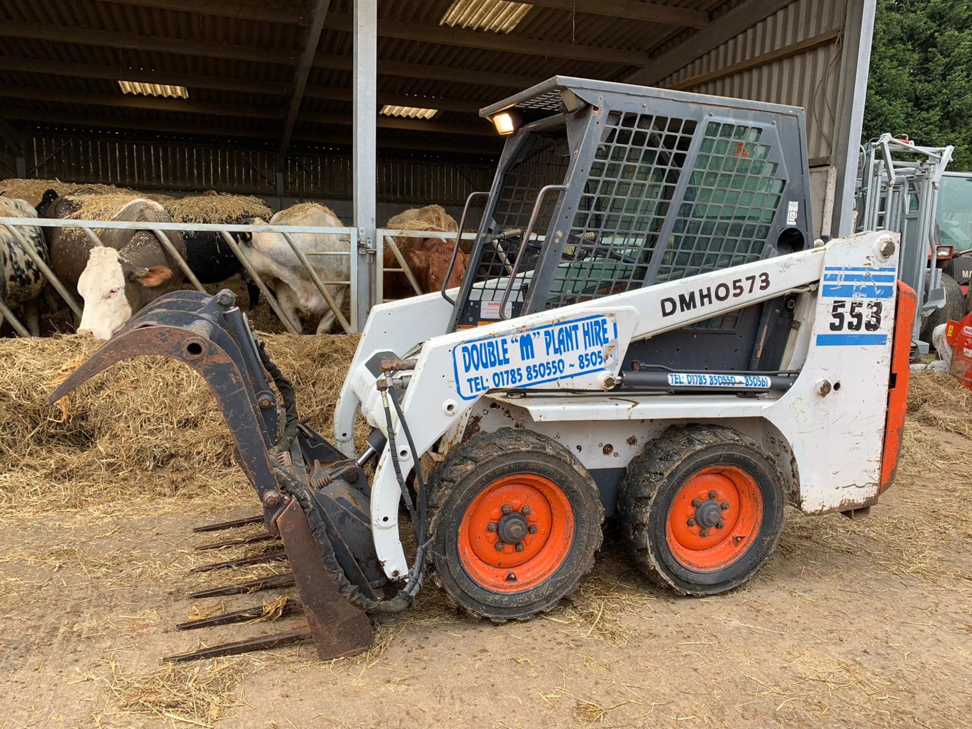 2000 BOBCAT 553 COMPACT LOADER SKID STEER WITH EXTRA BUCKET *PLUS VAT*