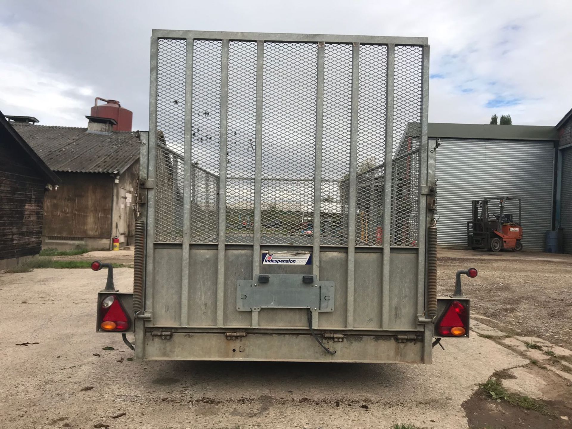 INDESPENSION TWIN AXLE CAGE TRAILER, REMOVABLE SIDES *PLUS VAT* - Bild 5 aus 7