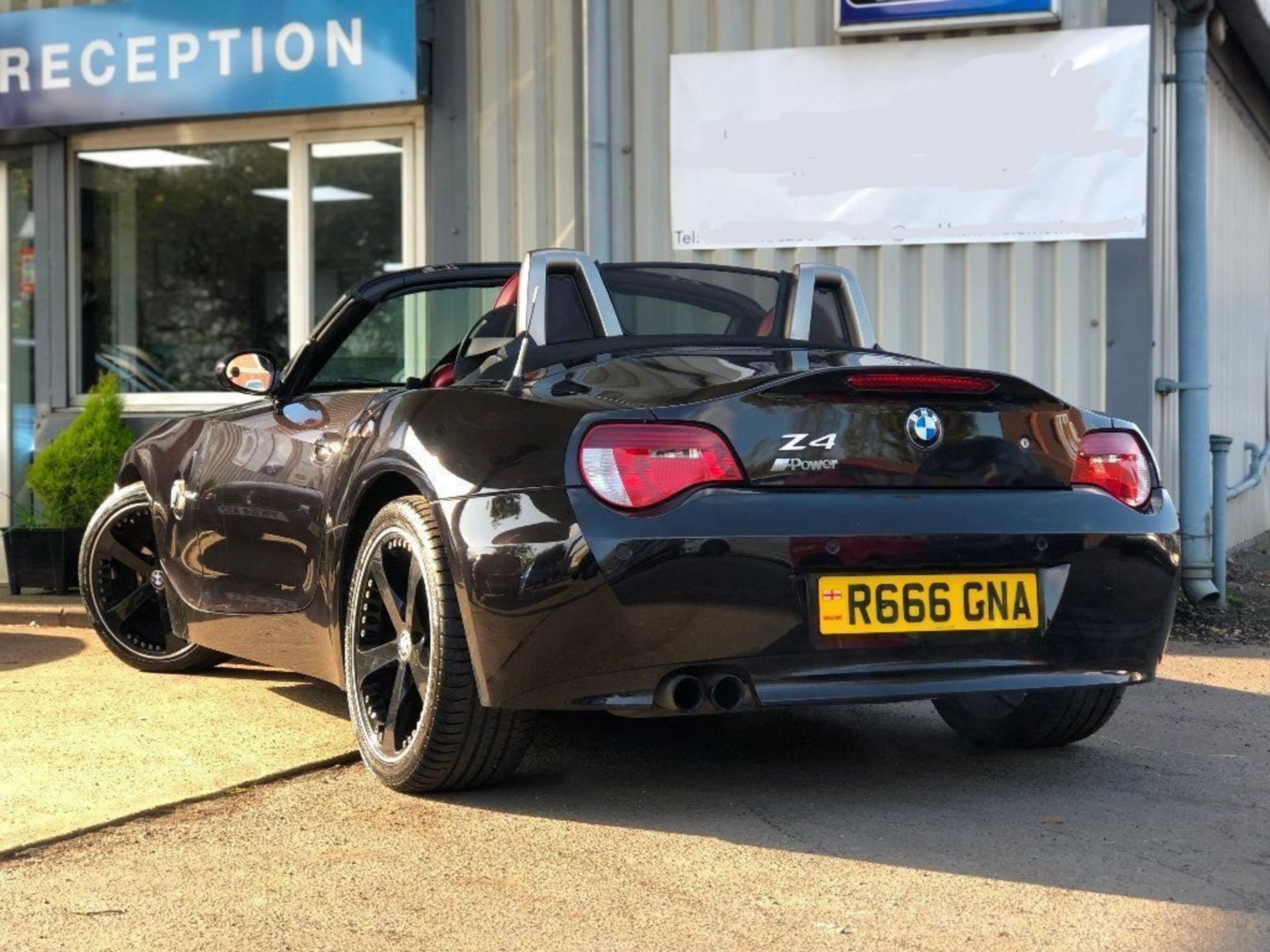 2006/06 REG BMW Z4 SI SPORT AUTOMATIC 2.5 PETROL CONVERTIBLE DARK RED LEATHER *NO VAT* - Image 8 of 16