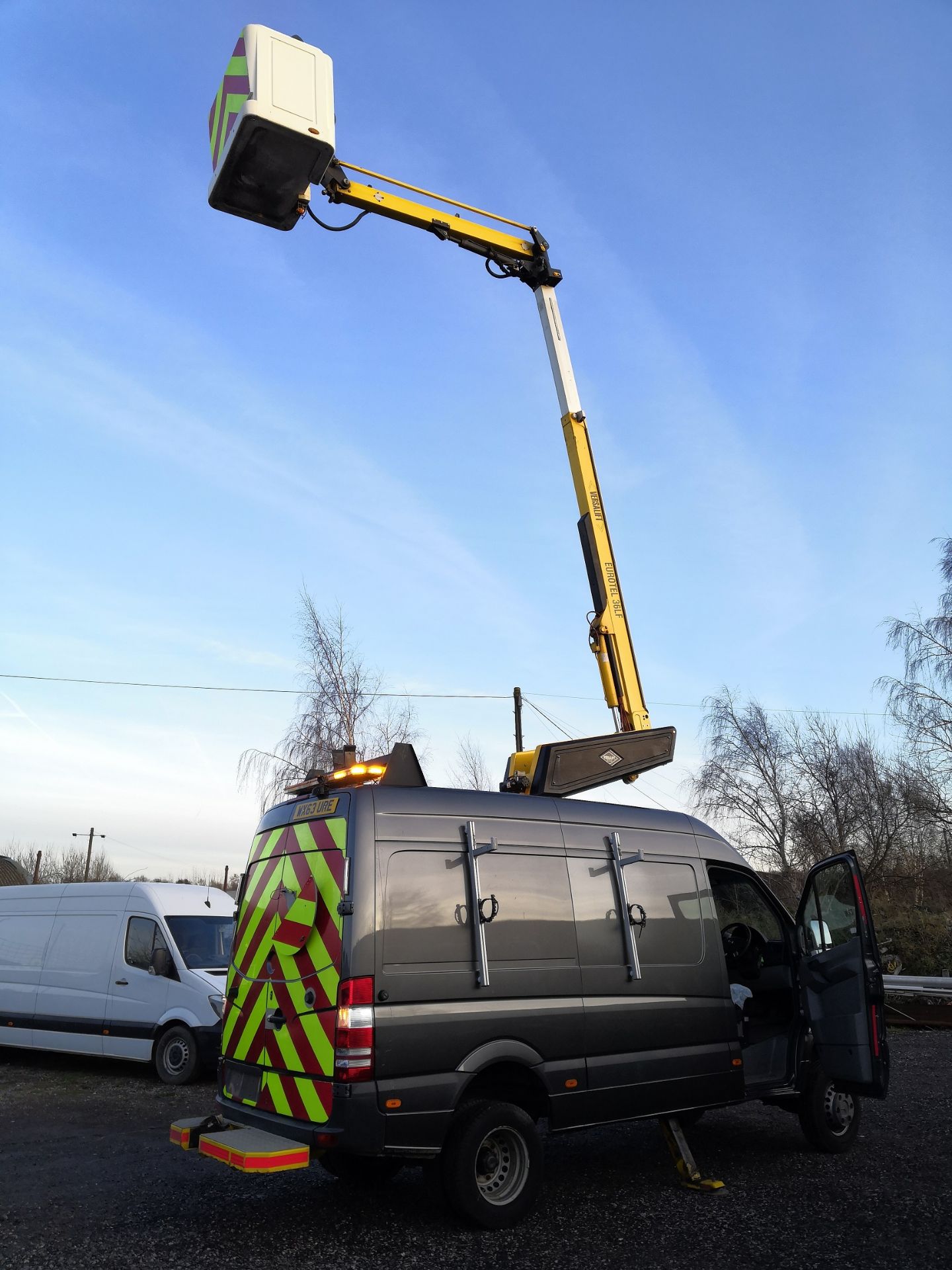 ULTRA RARE - 2013/63 REG MERCEDES-BENZ SPRINTER 516 CDI 4X4 CHERRY PICKER SAT NAV, AIR CON ETC - Image 18 of 53