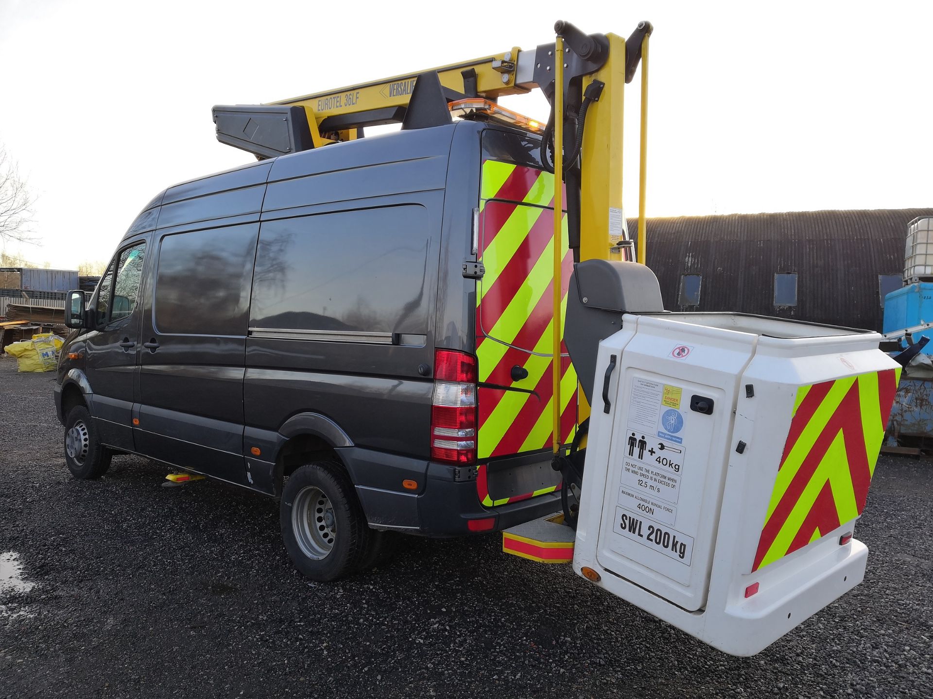 ULTRA RARE - 2013/63 REG MERCEDES-BENZ SPRINTER 516 CDI 4X4 CHERRY PICKER SAT NAV, AIR CON ETC - Image 4 of 53