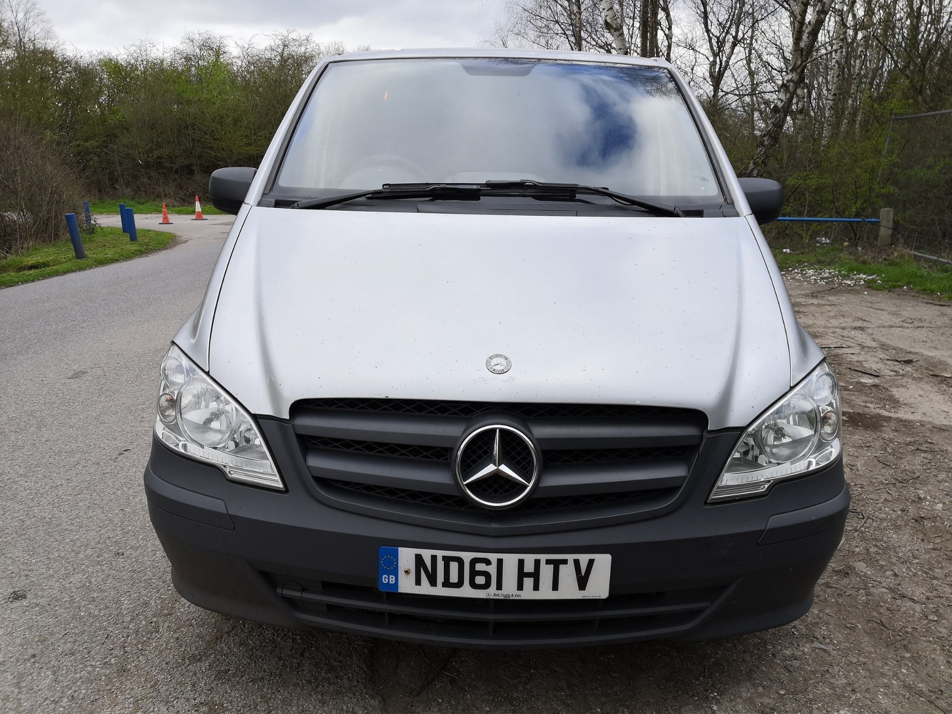 2011/61 REG MERCEDES-BENZ VITO 113 CDI SILVER DIESEL PANEL VAN, SHOWING 0 FORMER KEEPERS *NO VAT* - Image 2 of 14