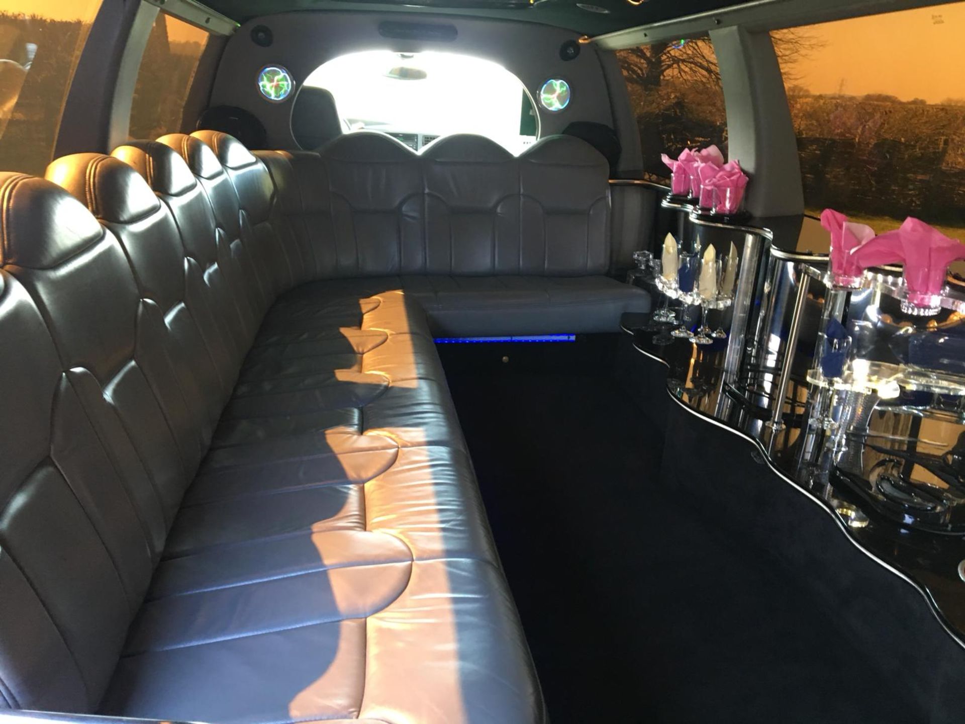 2002 FORD EXCURSION STRETCHED LIMO 5.7L PETROL BLACK, SHOWING 2 FORMER KEEPERS *NO VAT* - Image 14 of 17