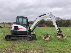 2011 BOBCAT E50 TRACKED DIGGER / EXCAVATOR, RUNS WORKS AND DIGS - COMES WITH 3 X BUCKETS *PLUS VAT*