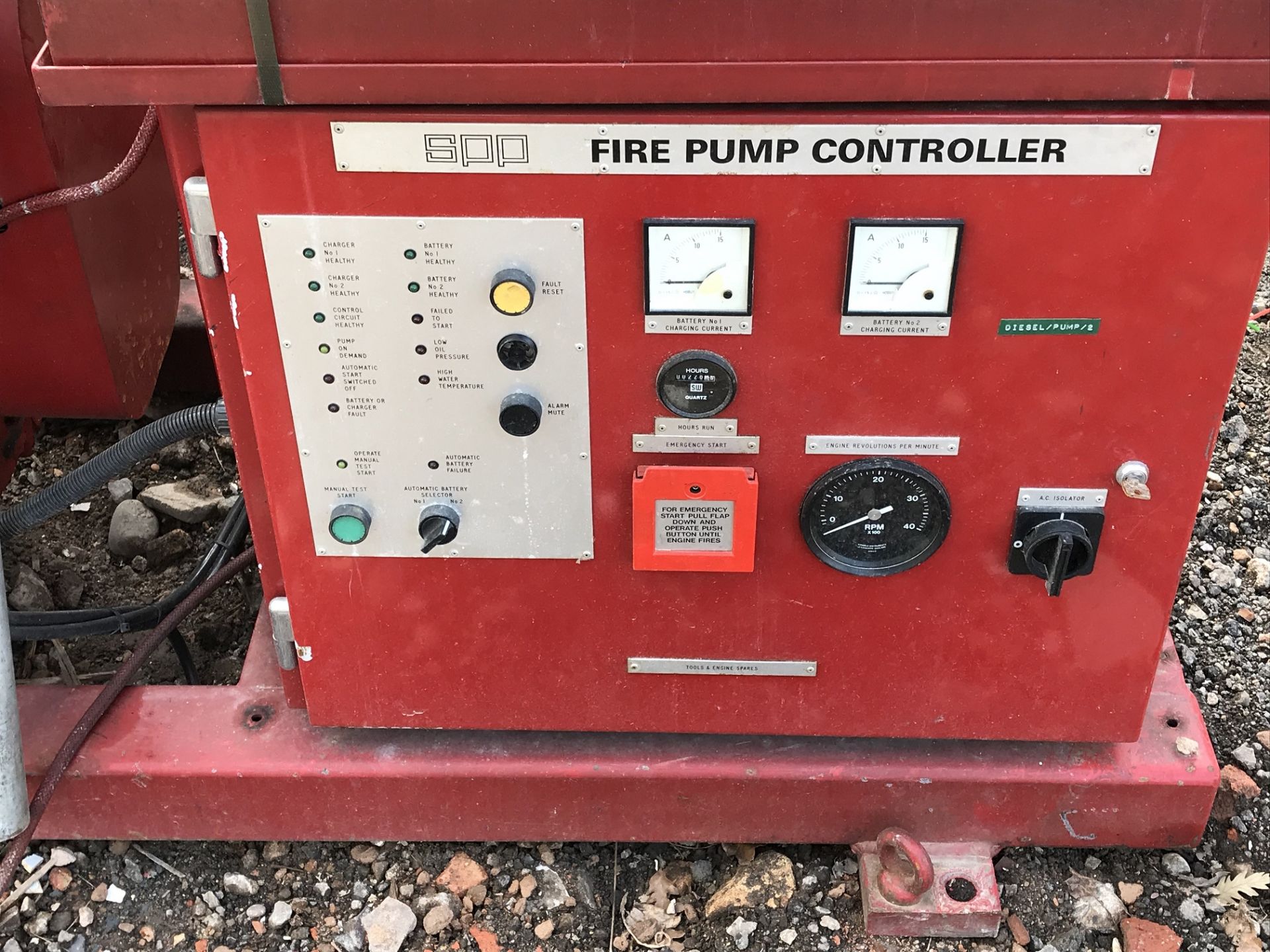 SPP FIRE PUMP CONTROLLER & DIESEL ENGINE *PLUS VAT* - Image 2 of 8